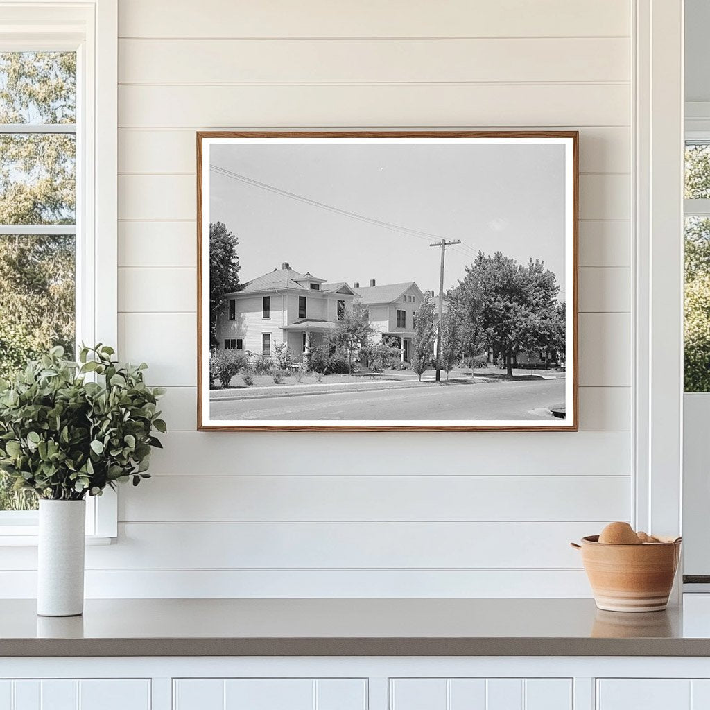 Muskogee Oklahoma Houses July 1939 Historical Photo