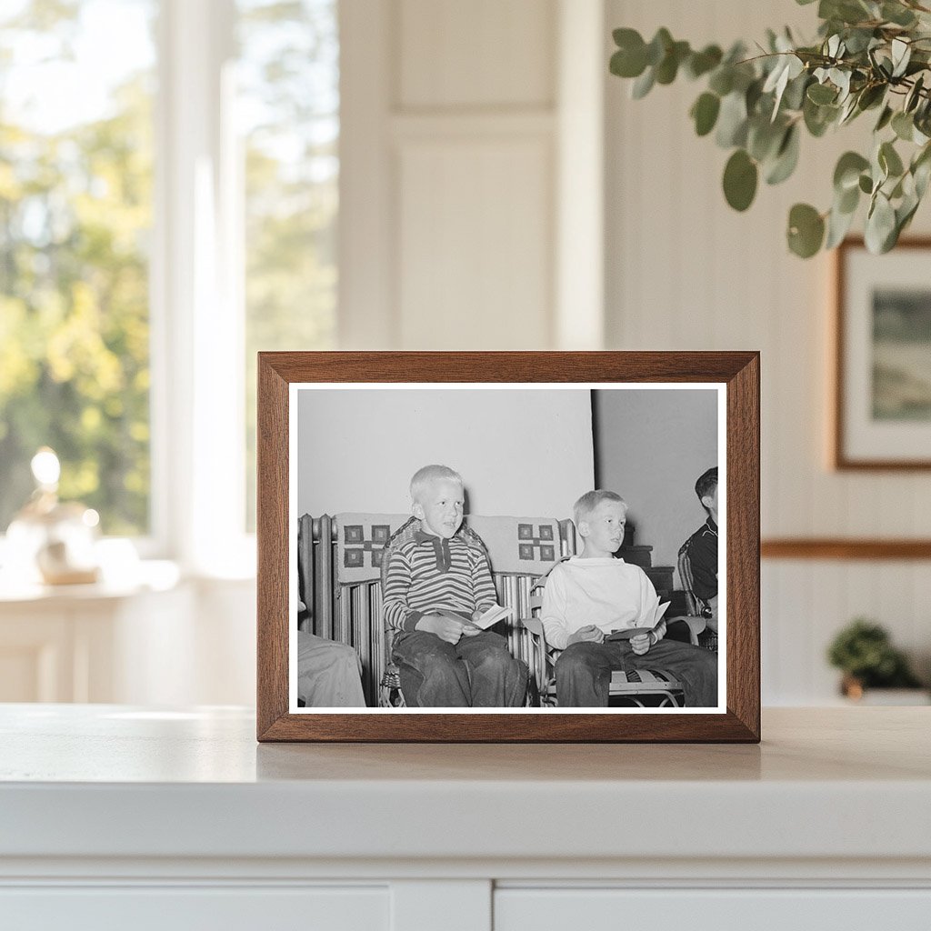 Boys Campfire Gathering El Porvenir New Mexico July 1939