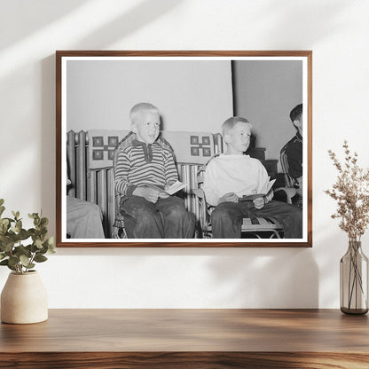 Boys Campfire Gathering El Porvenir New Mexico July 1939