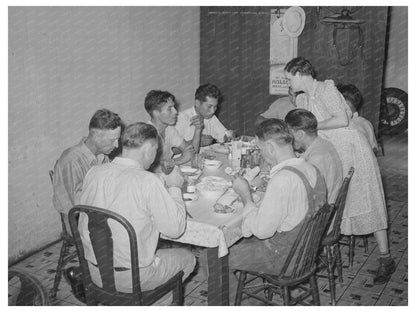 Muskogee Oklahoma Family Dinner for Fifteen Cents 1939