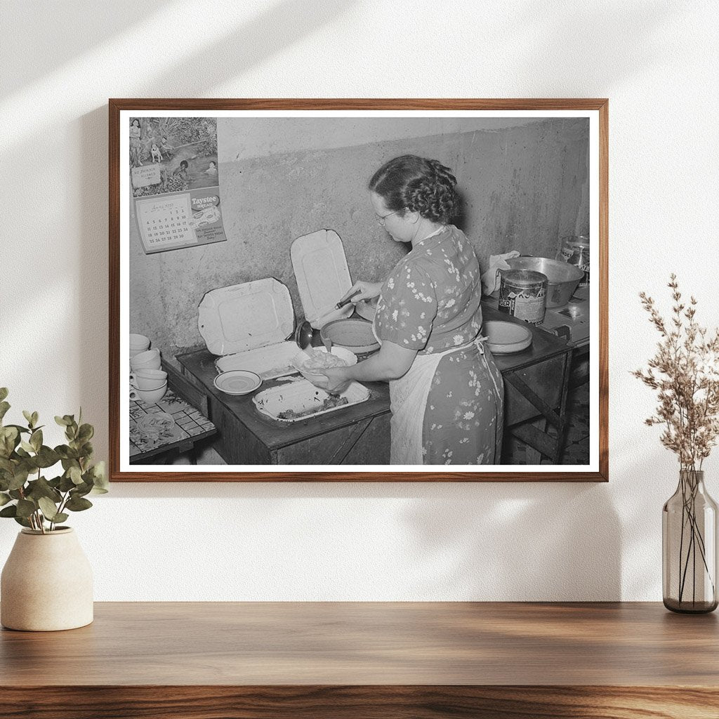 Muskogee Restaurant Scene July 1939 Vintage Image