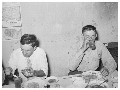 Vintage Dining in Muskogee Oklahoma July 1939