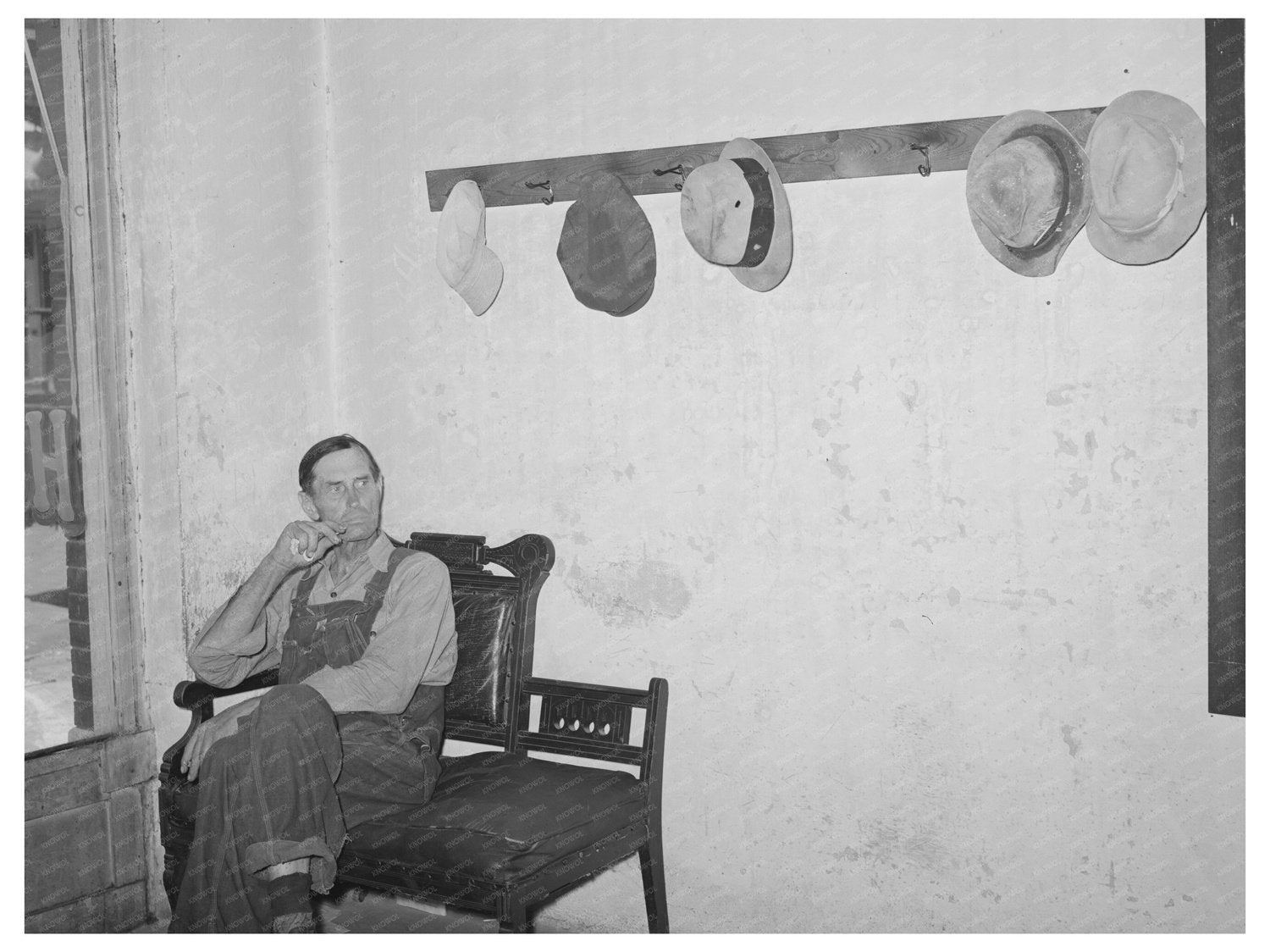 Muskogee Oklahoma Restaurant Scene July 1939