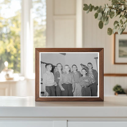 Boys Singing at Summer Camp El Porvenir New Mexico 1939