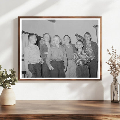 Boys Singing at Summer Camp El Porvenir New Mexico 1939