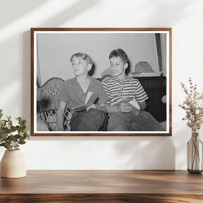 Boys Singing at El Porvenir Summer Camp July 1939