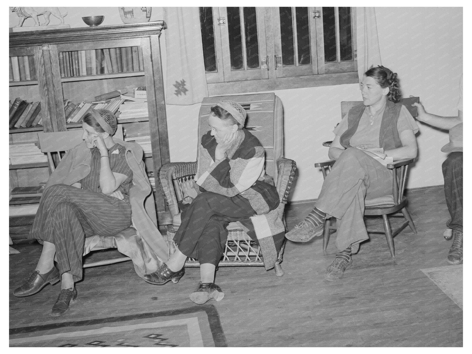 Women Listening to Camp Singers El Porvenir New Mexico 1939