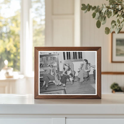 Women Listening to Camp Singers El Porvenir New Mexico 1939