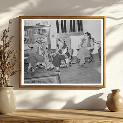 Women Listening to Boys Sing at El Porvenir Lodge 1939