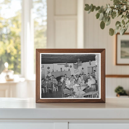 Boys Summer Camp Breakfast El Porvenir New Mexico 1939
