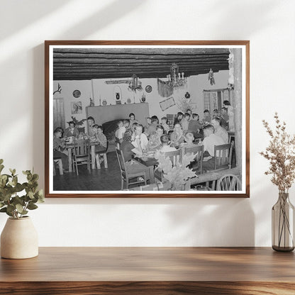 Boys Summer Camp Breakfast El Porvenir New Mexico 1939