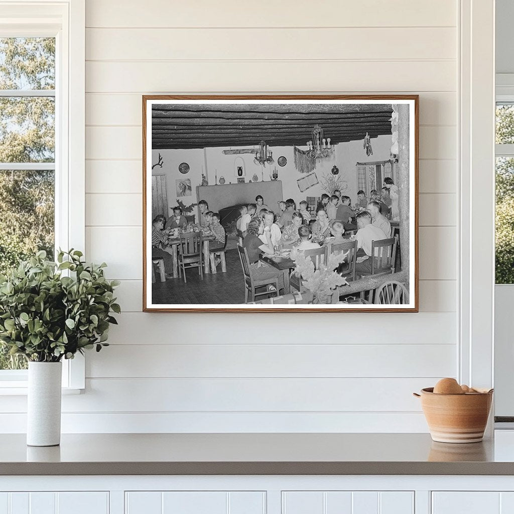 Boys Summer Camp Breakfast El Porvenir New Mexico 1939