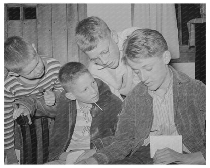 Boys at Summer Camp El Porvenir New Mexico July 1939
