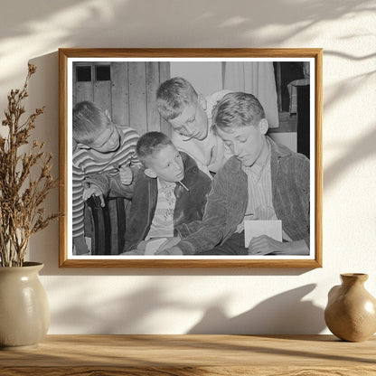 Boys at Summer Camp El Porvenir New Mexico July 1939