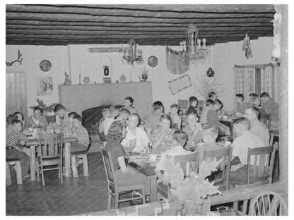 Boys Breakfast at Summer Camp El Porvenir 1939