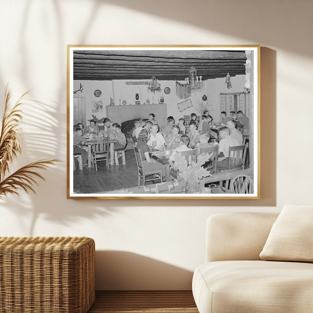 Boys at Summer Camp Breakfast El Porvenir New Mexico 1939