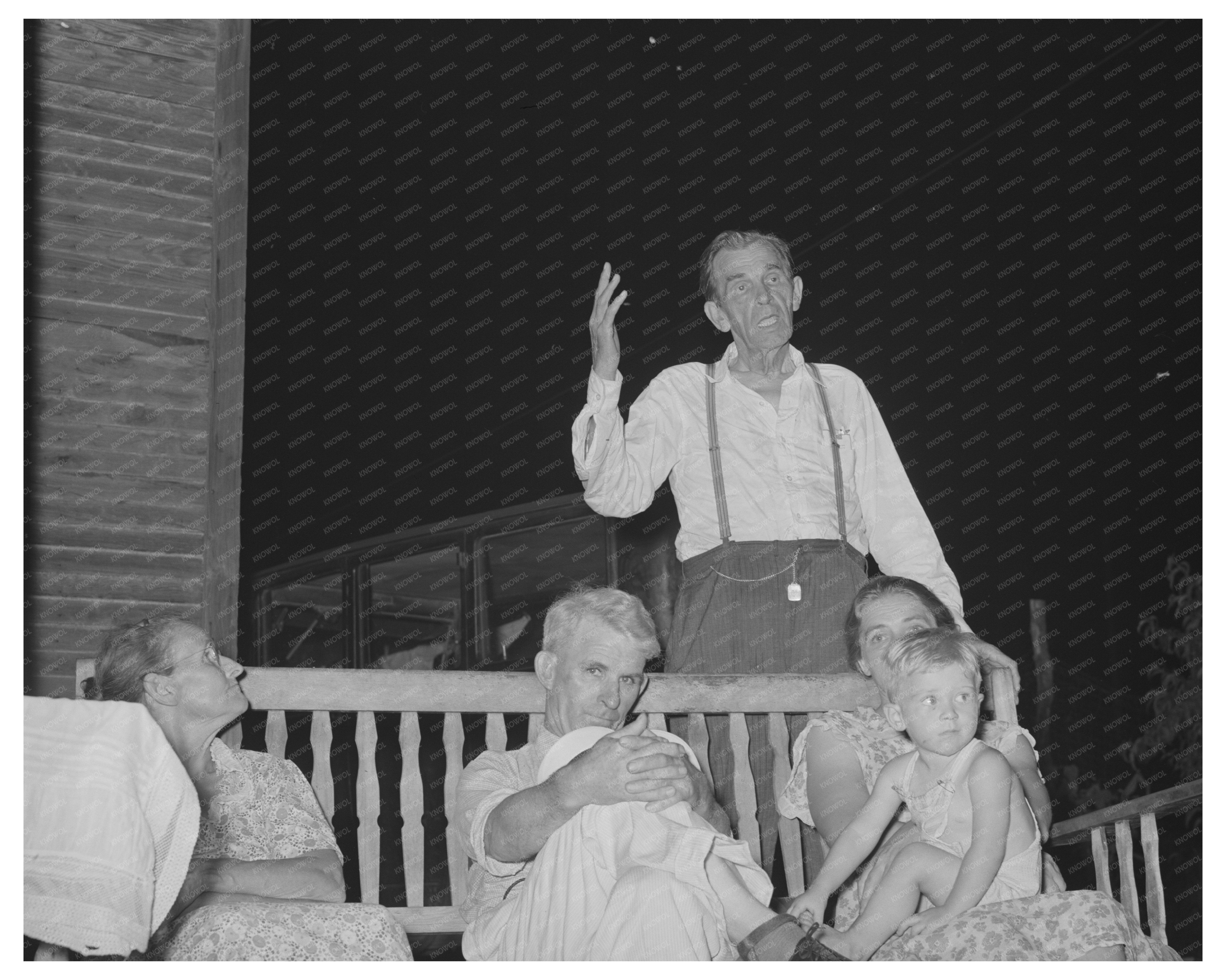 Stanley Clarke at Workers Alliance Meeting Muskogee 1939