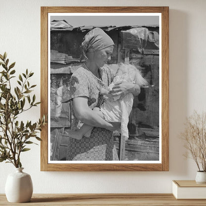 Mother and Child at Mays Avenue Camp Oklahoma City 1939