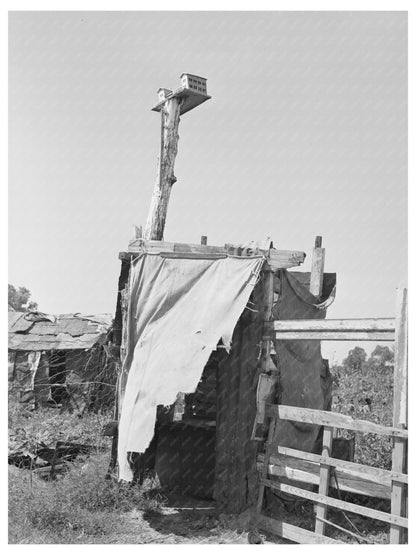 Mays Avenue Camp Family Privy Oklahoma City July 1939