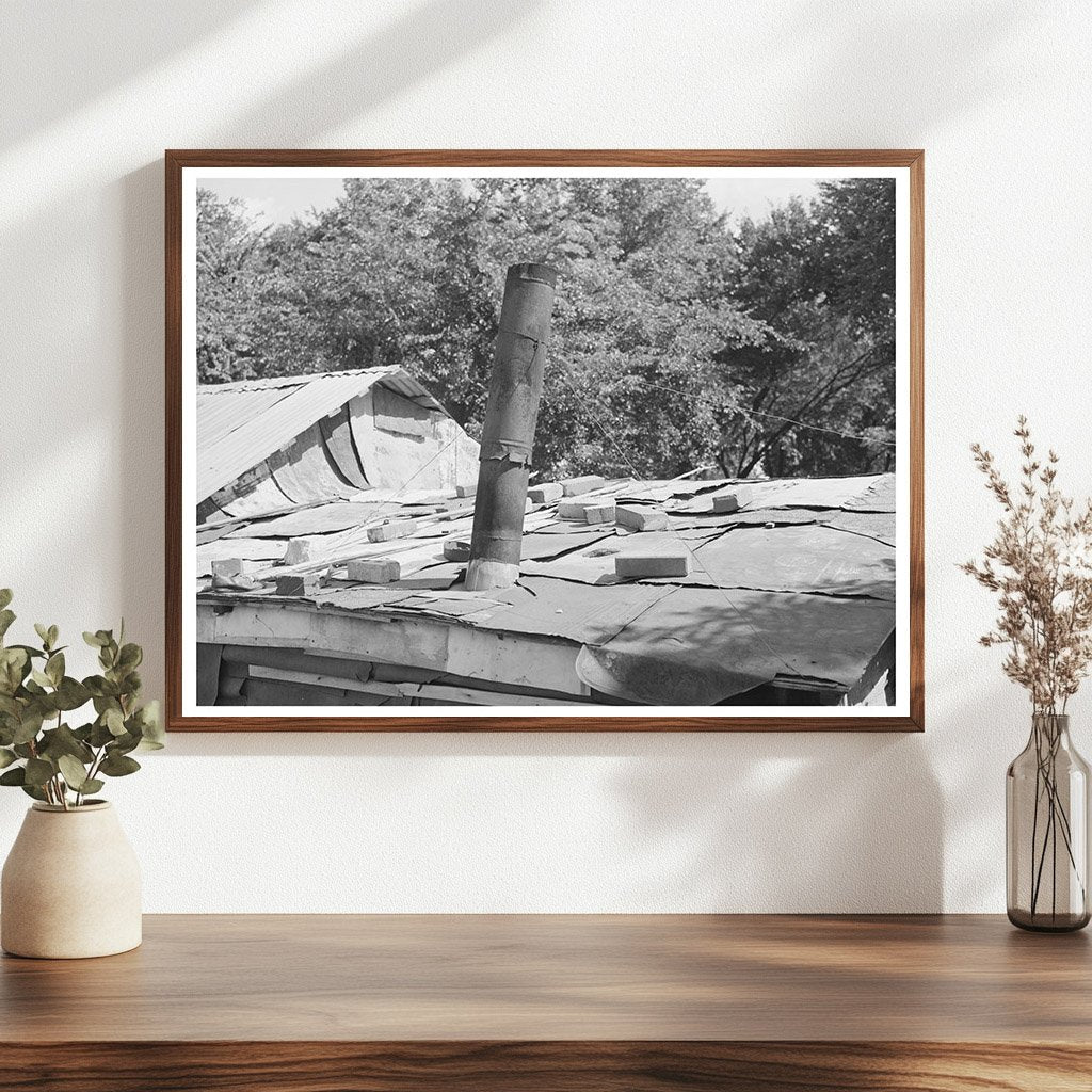 Roof Detail of a Shack in Oklahoma City 1939