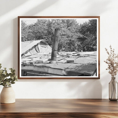 Roof Detail of a Shack in Oklahoma City 1939