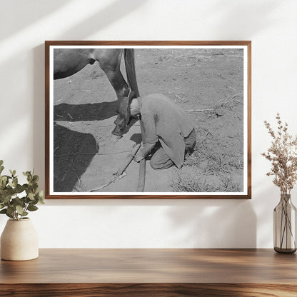 Son of Tenant Farmer Prepares for Work Muskogee 1939