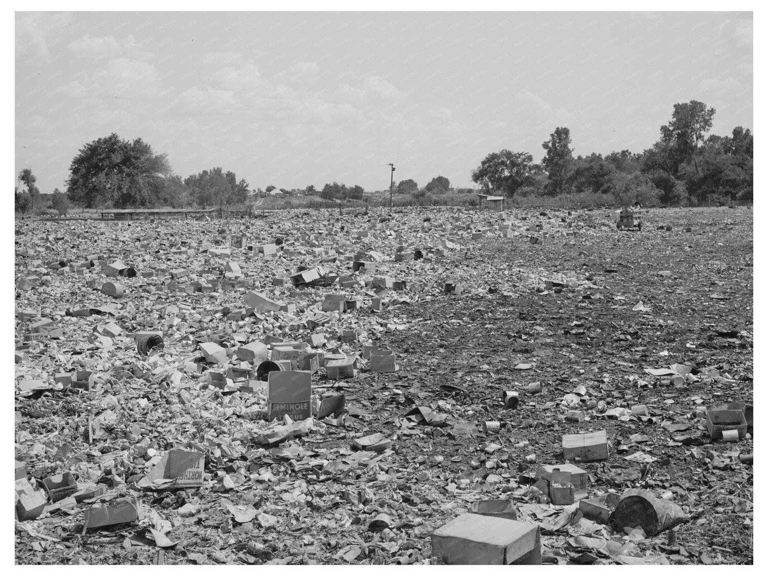 Oklahoma City Dump Vintage Photo July 1939
