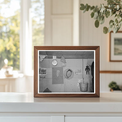 Interior of Mays Avenue camp shack July 1939
