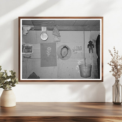 Interior of Mays Avenue camp shack July 1939