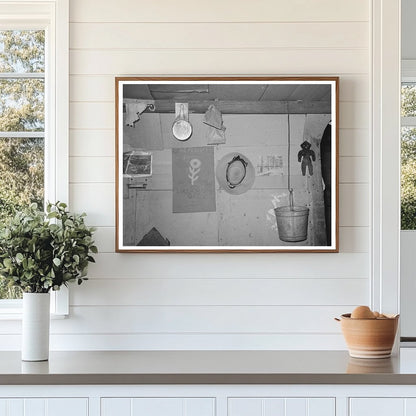 Interior of Mays Avenue camp shack July 1939