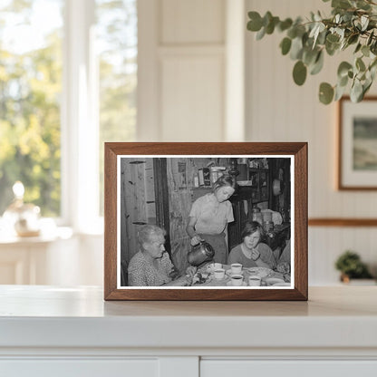 Vintage 1939 Photo of Tenant Farmers Daughter in Oklahoma