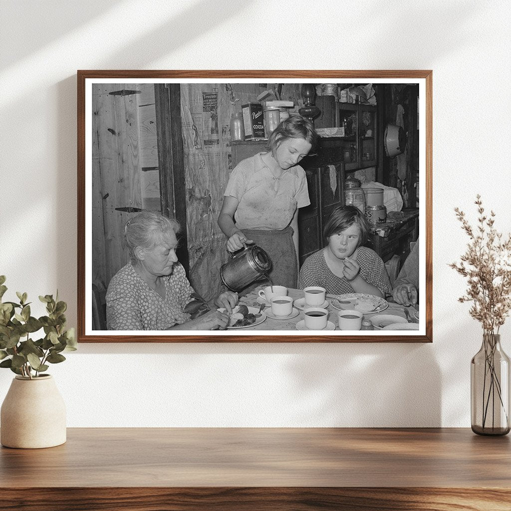 Vintage 1939 Photo of Tenant Farmers Daughter in Oklahoma