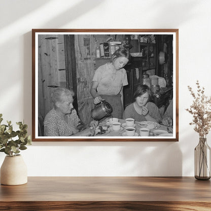 Vintage 1939 Photo of Tenant Farmers Daughter in Oklahoma