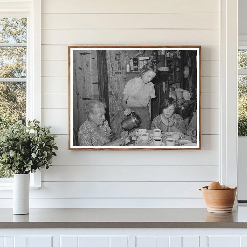 Vintage 1939 Photo of Tenant Farmers Daughter in Oklahoma