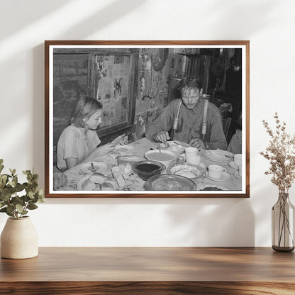 Tenant Farmer and Daughter Meal Muskogee County 1939