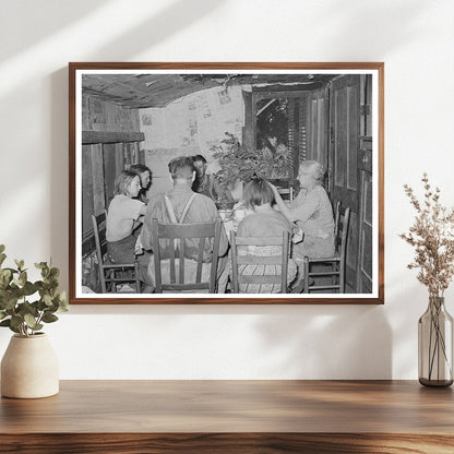 Family of Tenant Farmers at Noonday Meal Oklahoma 1939