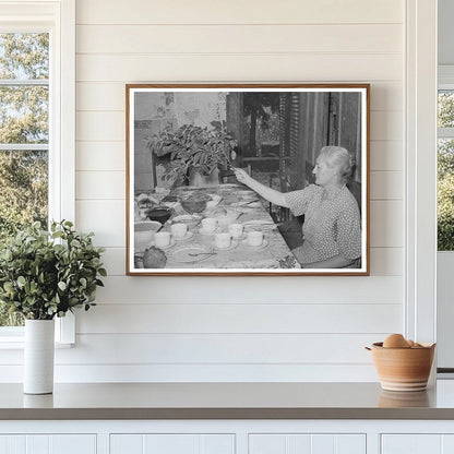 Family Meal of Tenant Farmers Near Muskogee 1939