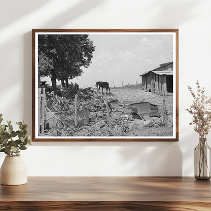 Tenant Farmer Barnyard Muskogee Oklahoma July 1939