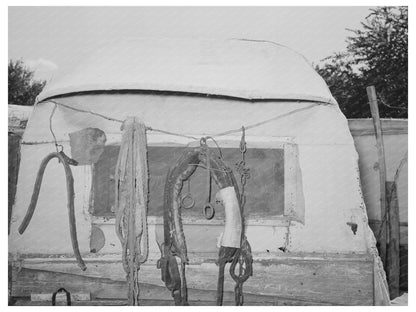 Harness and Rope on Covered Trailer July 1939