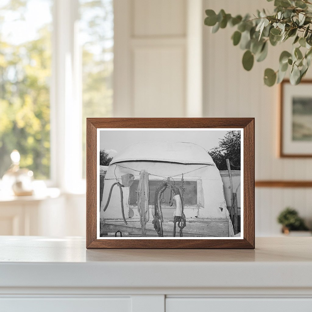 Harness and Rope on Covered Trailer July 1939