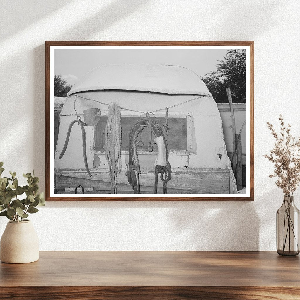 Harness and Rope on Covered Trailer July 1939
