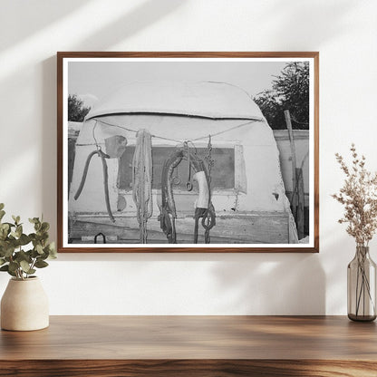 Harness and Rope on Covered Trailer July 1939