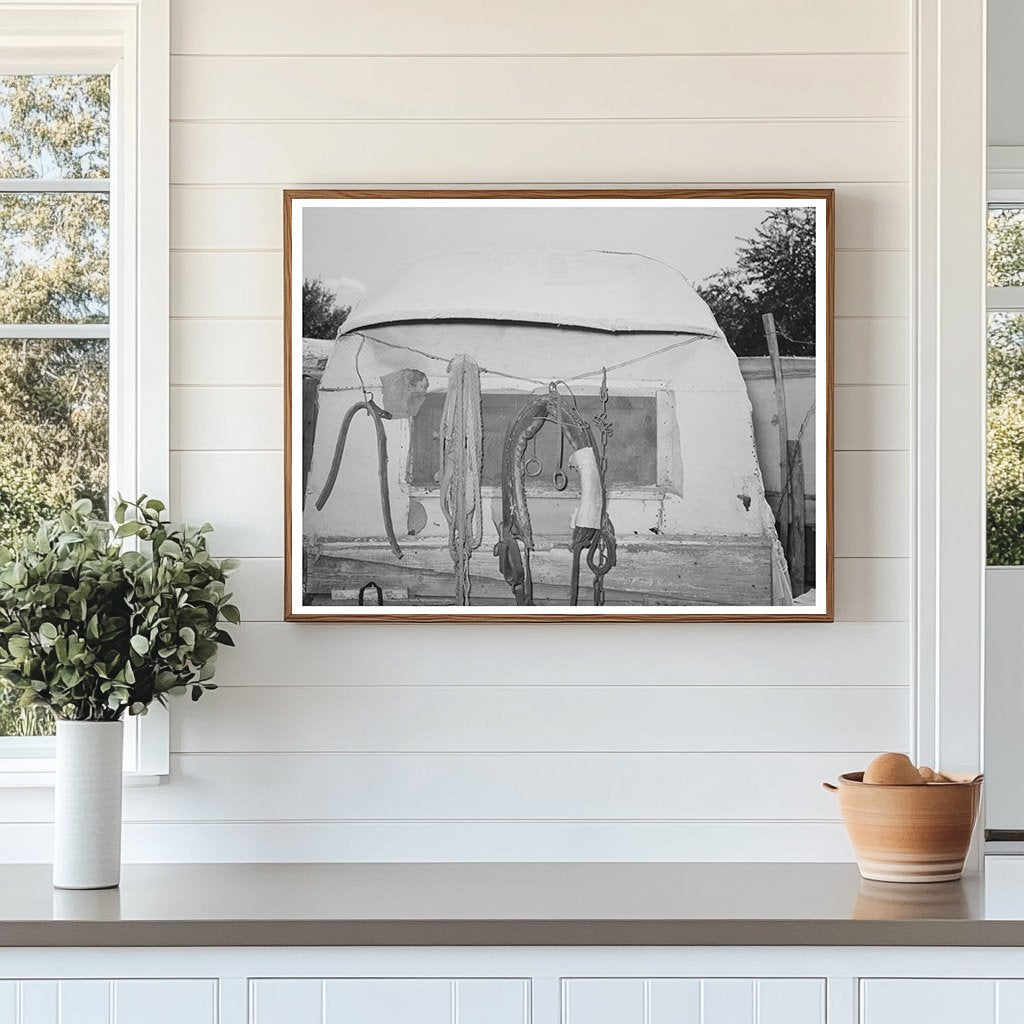 Harness and Rope on Covered Trailer July 1939