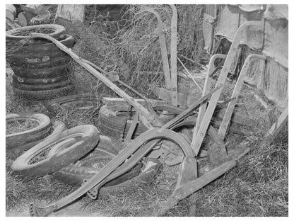 Vintage 1939 Oklahoma Community Camp Agricultural Tools
