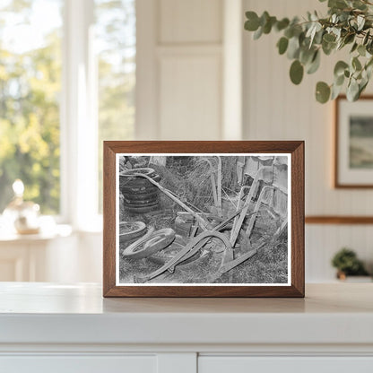 Vintage 1939 Oklahoma Community Camp Agricultural Tools