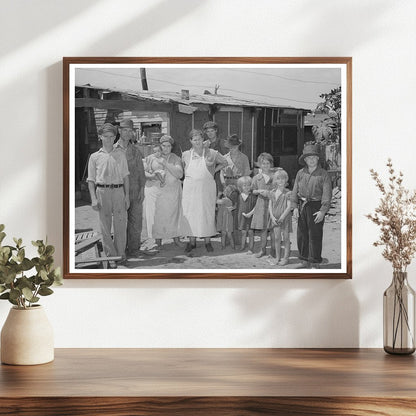 Oklahoma City Camp Residents July 1939 Historical Photo