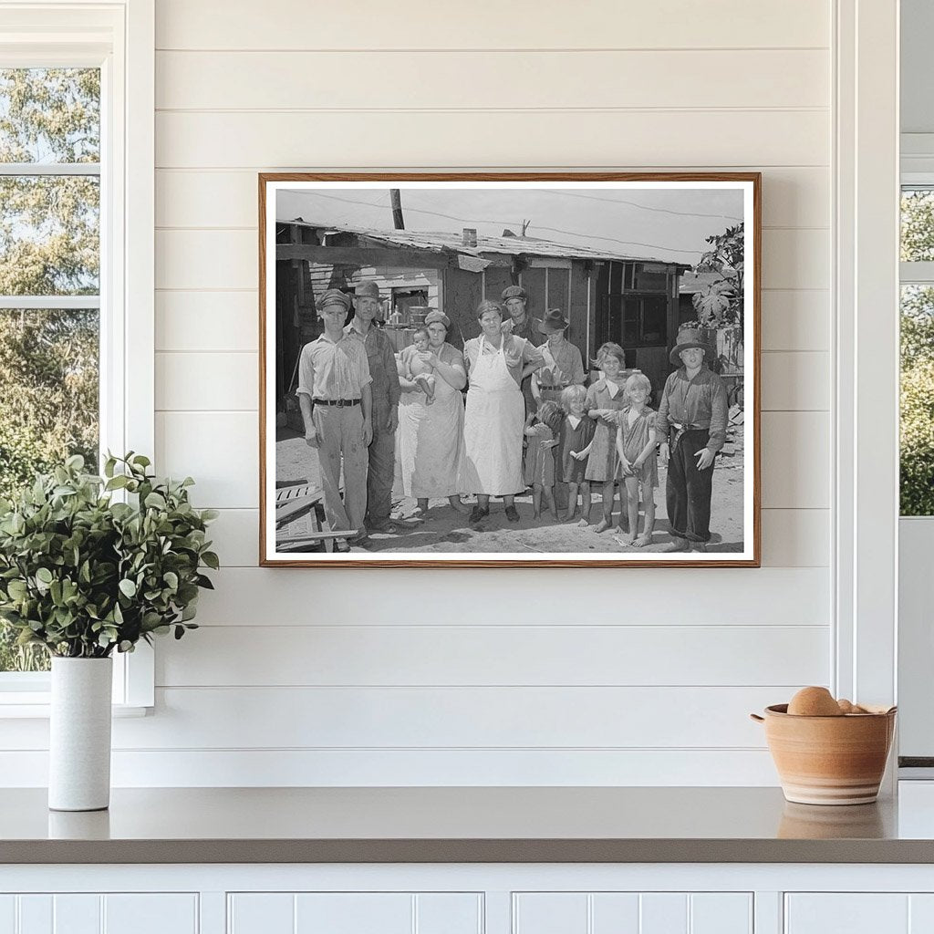 Oklahoma City Camp Residents July 1939 Historical Photo