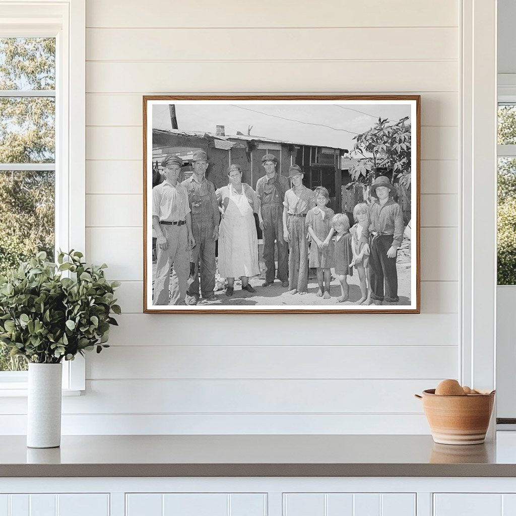 Oklahoma City Camp Life July 1939 Great Depression Image