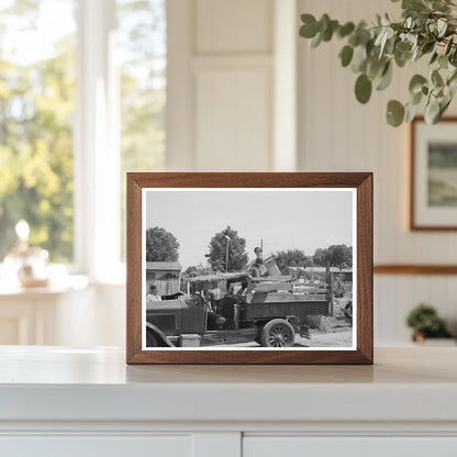 Unloading Boxes at Mays Avenue Camp Oklahoma City 1939