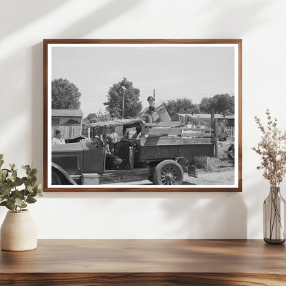 Unloading Boxes at Mays Avenue Camp Oklahoma City 1939